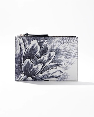 Sketched Floral Clutch click to view larger image.