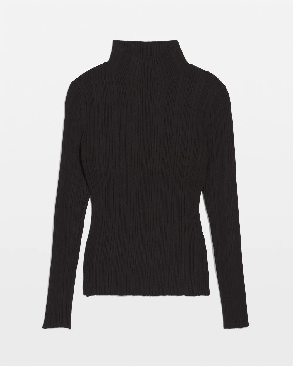Ribbed Mockneck Sweater