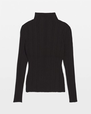 Ribbed Mockneck Sweater click to view larger image.