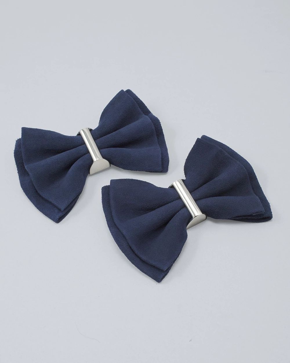 Suede Pumps with Removable Bow | White House Black Market