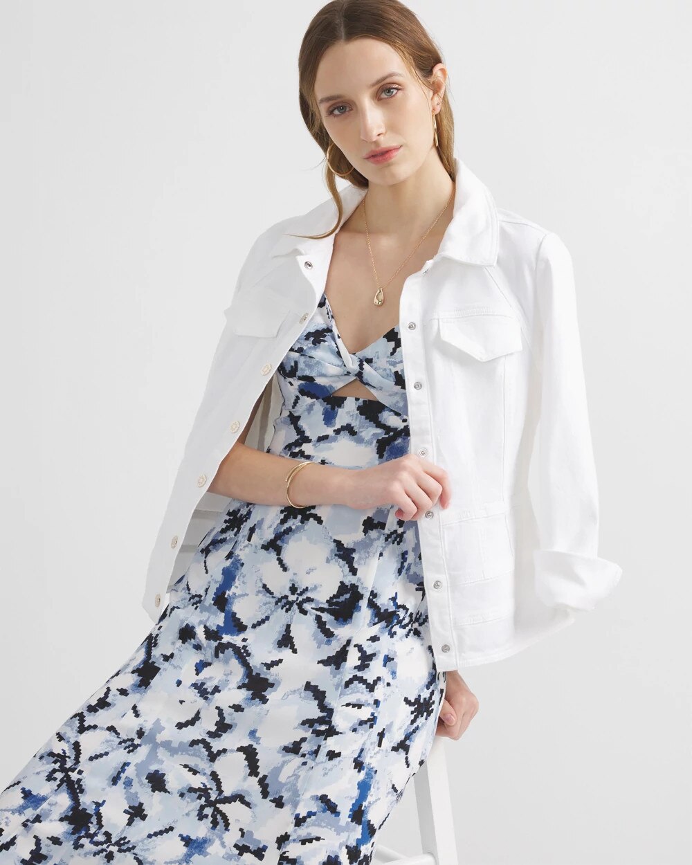 Keyhole Cutout Maxi Dress