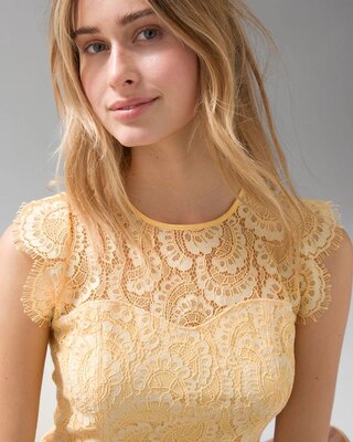 Sleeveless Lace Top