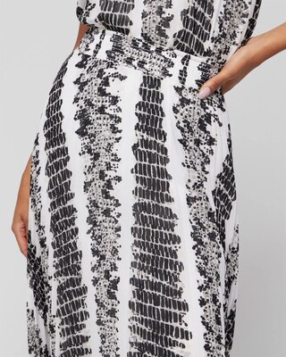 Pleated Midi Skirt