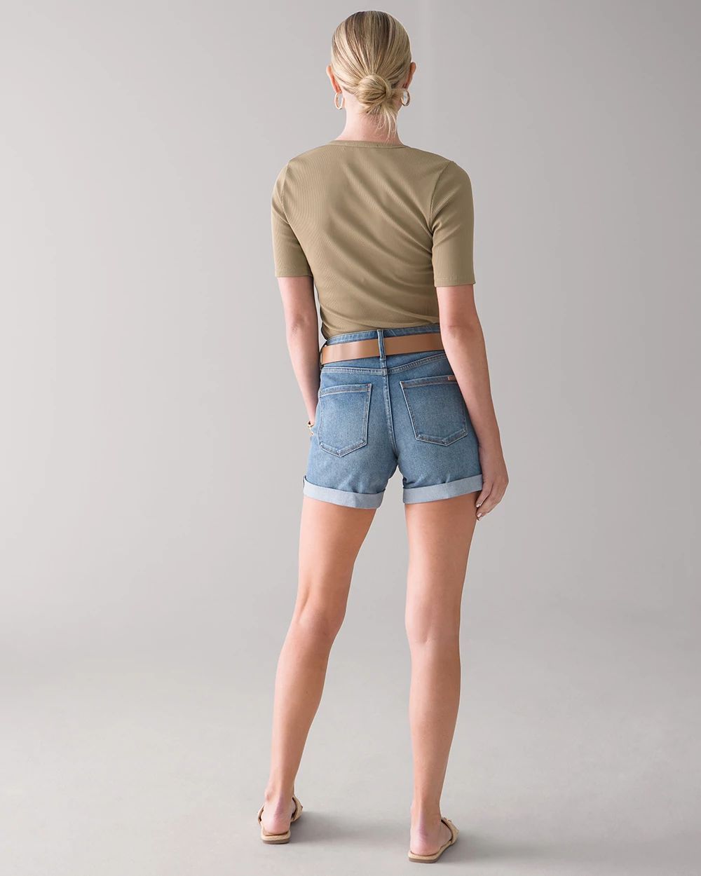 Curvy Fit High Rise Sculpt 5 Inch Shorts