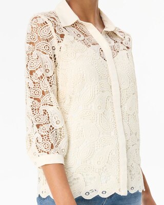 Paisley Lace Shirt