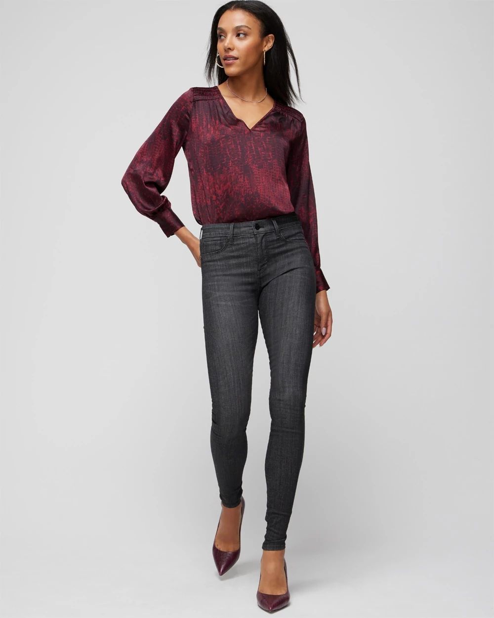 Petite High Rise Jeanie Denim Legging