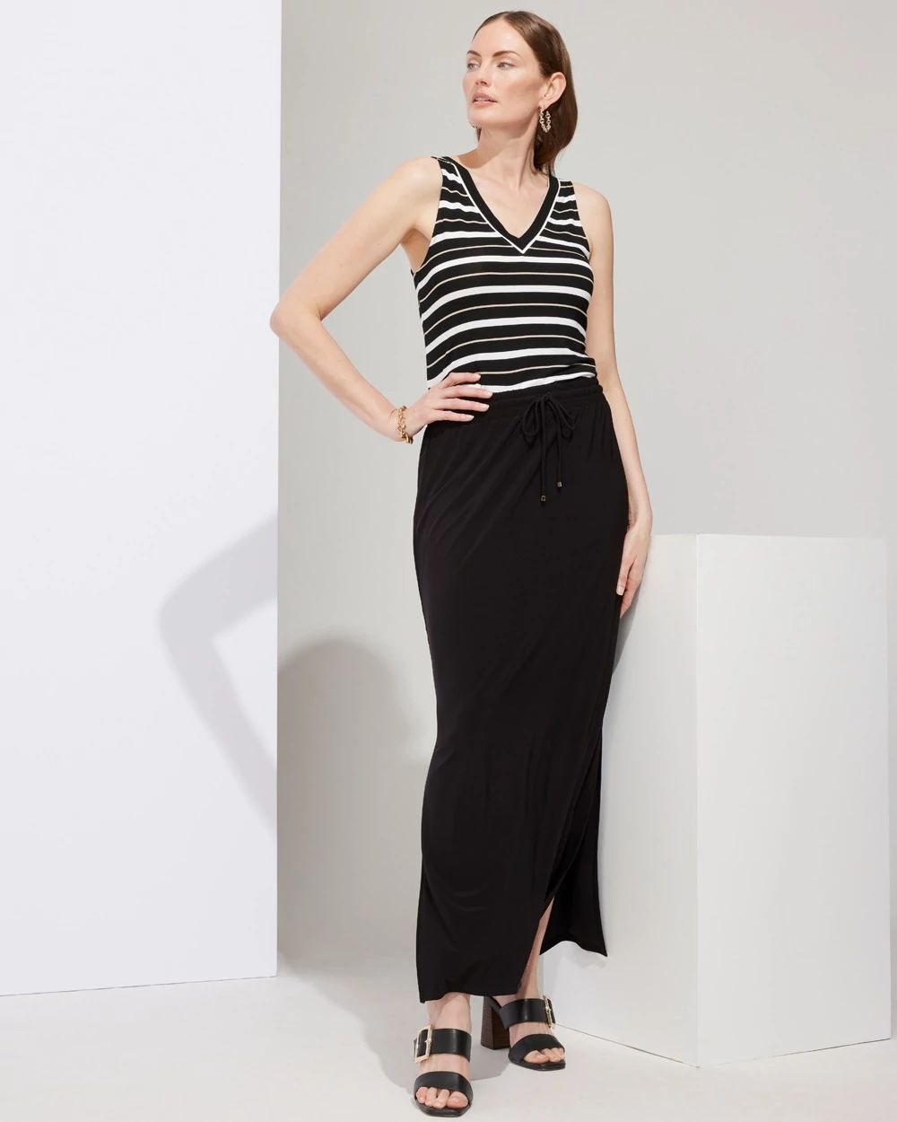 White house black market maxi skirt hotsell