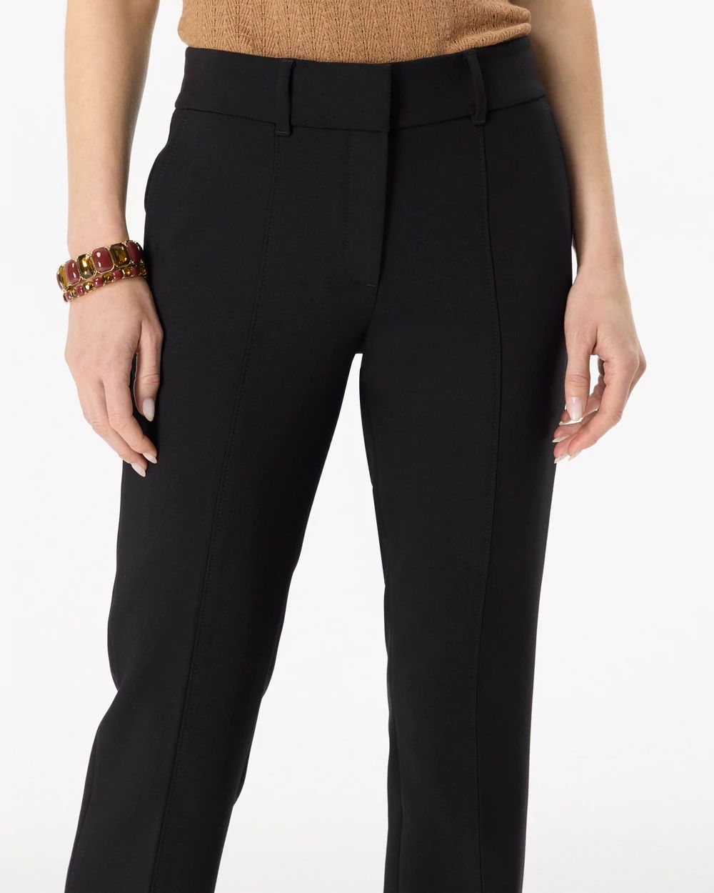 Petite Luxe Stretch Zoey Straight Pant click to view larger image.