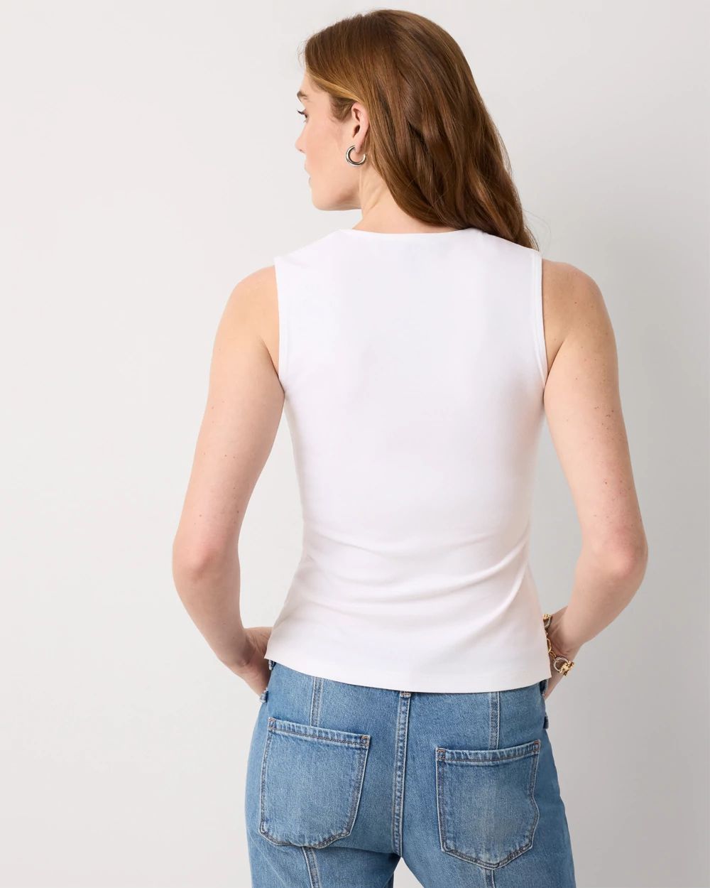 WHBMFORME™ All Ways Stretch Scoop Neck Shell