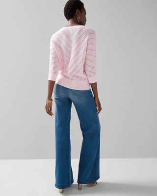 Cable Knit V-Neck Sweater