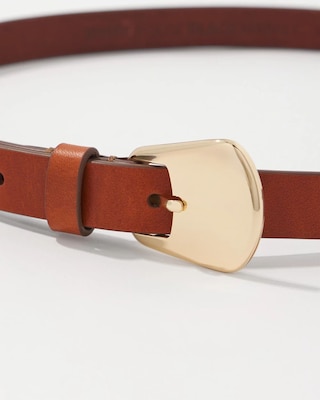 Gold Buckle Pant Belt click to view larger image.