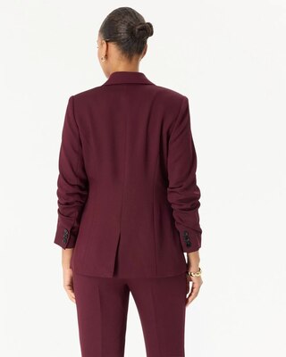Ruched Sleeve Blazer click to view larger image.