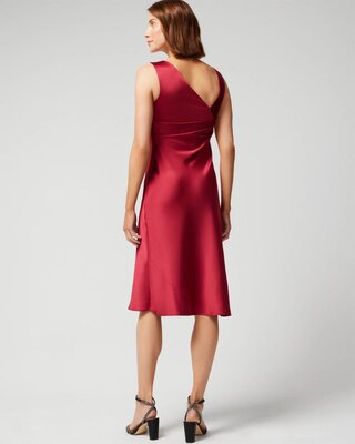 Sleeveless Satin Slip Dress