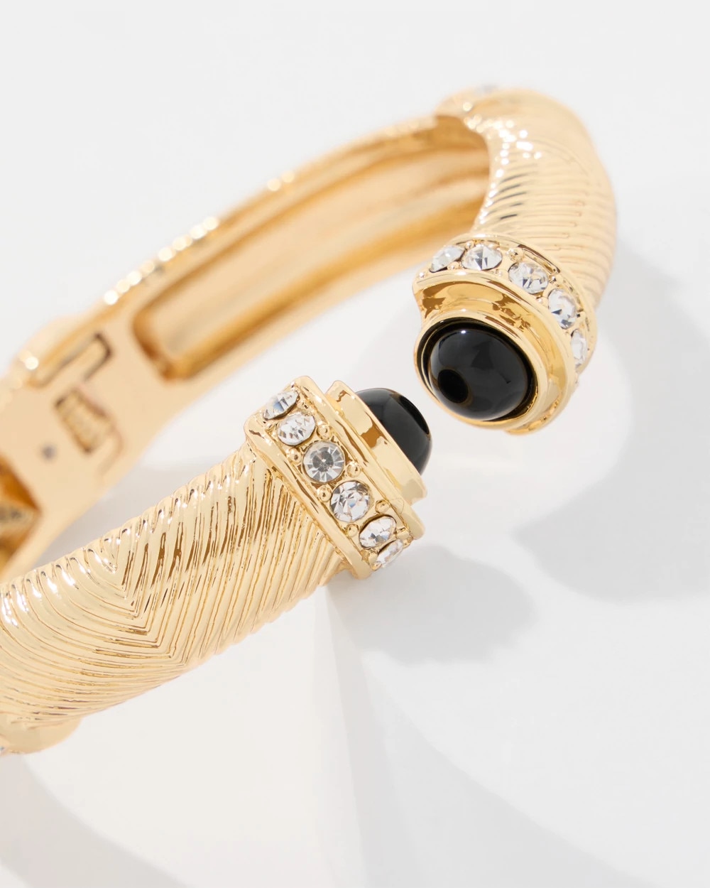 Black Cap Hinge Bracelet - image 4