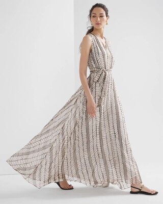 Chevron Maxi Dress