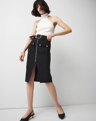 Belted Utility Skirt click to view larger image.