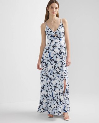 Keyhole Cutout Maxi Dress