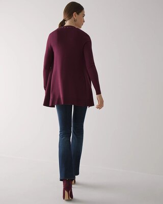 Long-Sleeve Studded Cardigan