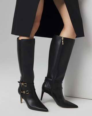 Tall Double Buckle Boot