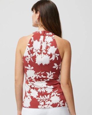 Cross-Front Matte Jersey Halter