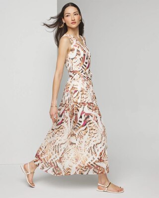 Sleeveless Midi Shirtdress