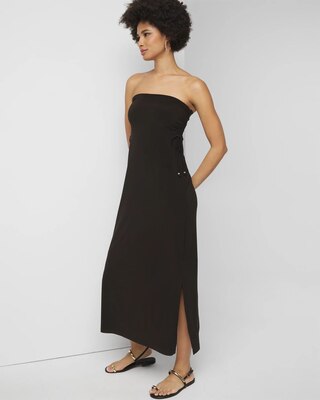 Matte Jersey Convertible Maxi Skirt click to view larger image.