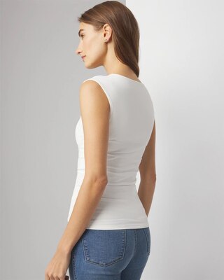 WHBMFORME™ Square Neck Cap Sleeve Top