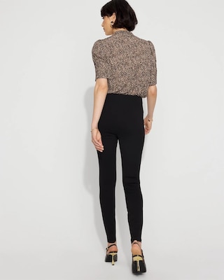 Side-Pleat Ponte Legging click to view larger image.