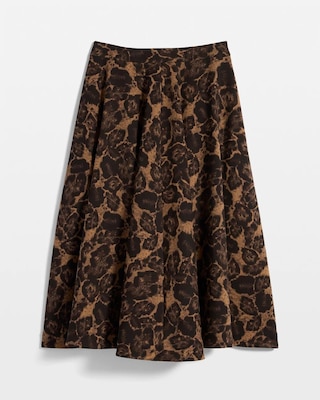 High-Waist Midi Skirt click to view larger image.