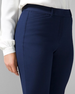 WHBM® Ines Slim Bootcut Comfort Stretch Pants click to view larger image.