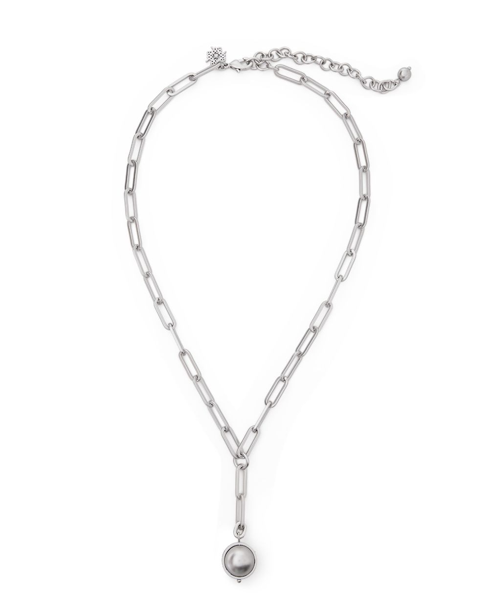 Silver Sphere Necklace