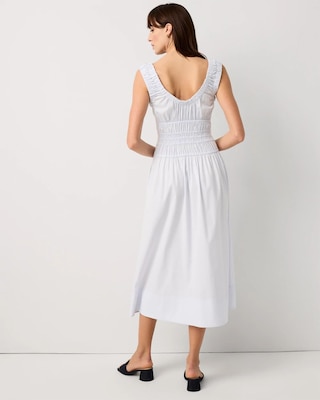 Ruched Tank Midi Dress click to view larger image.