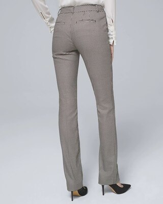 Houndstooth Suiting Slim Pants