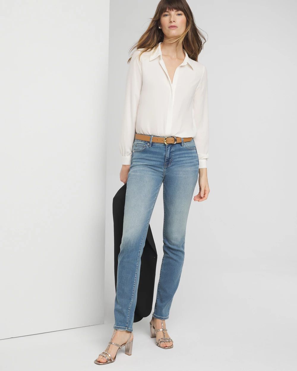 Mid-Rise Everyday Soft Denim  Slim Jeans