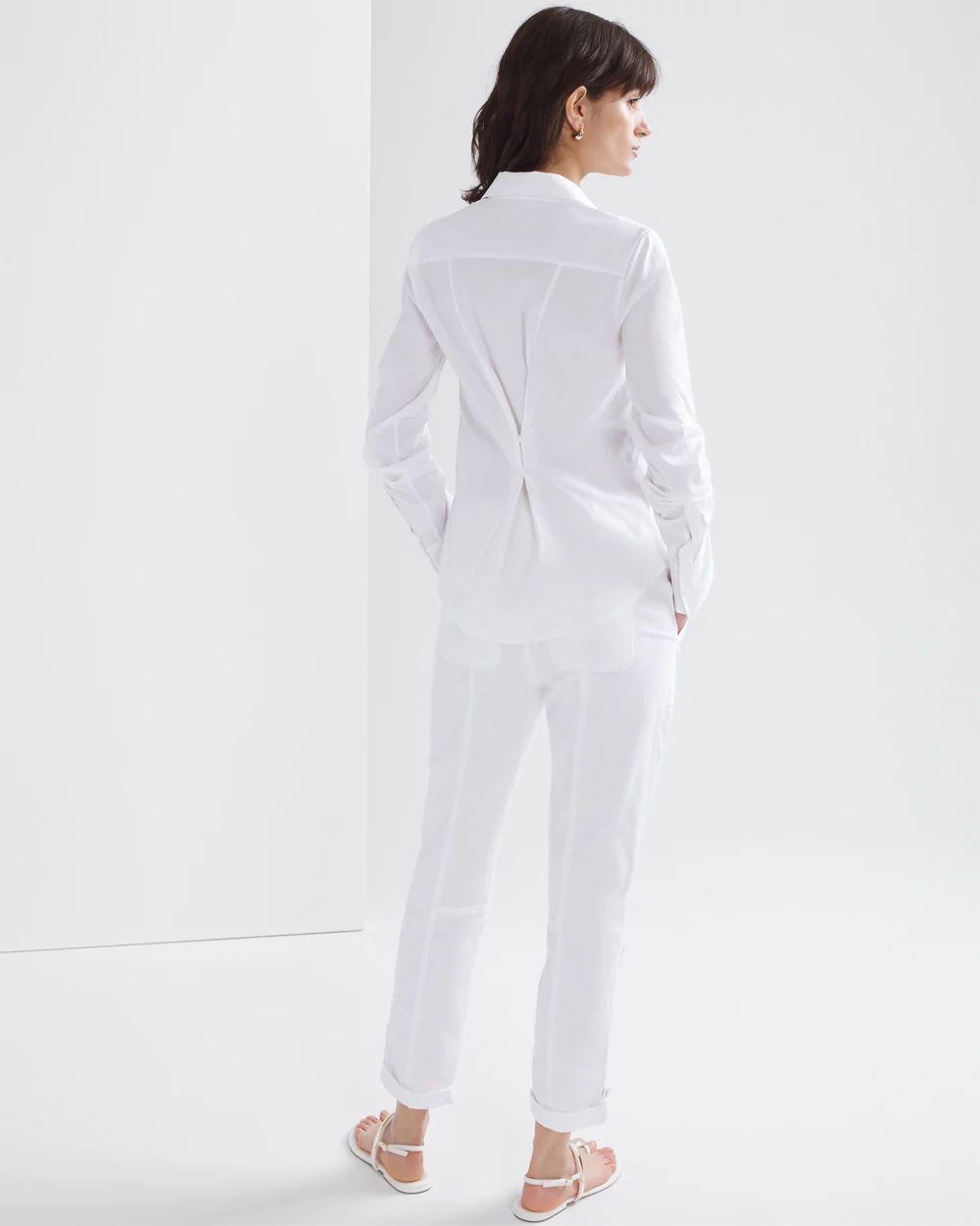 Cuffed Poplin Shirt