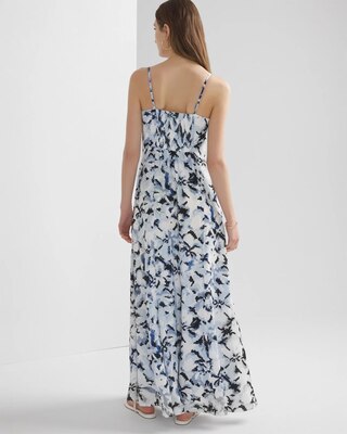 Keyhole Cutout Maxi Dress