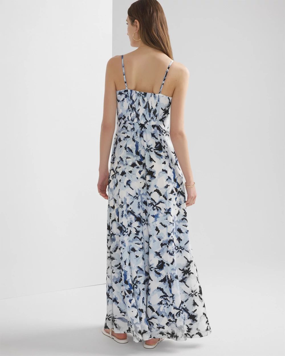 Keyhole Cutout Maxi Dress