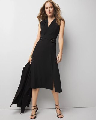 Crisscross Utility Midi Dress