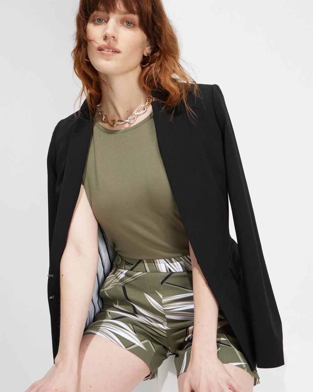Outlet WHBM Crew-Neck Foundation Tee