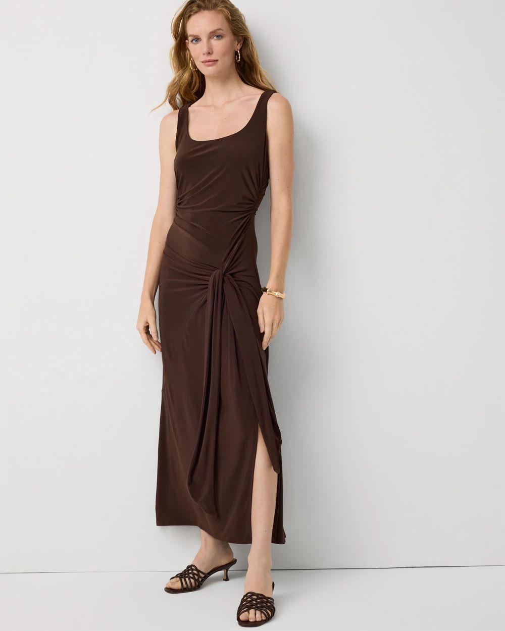 Sarong Midi Dress