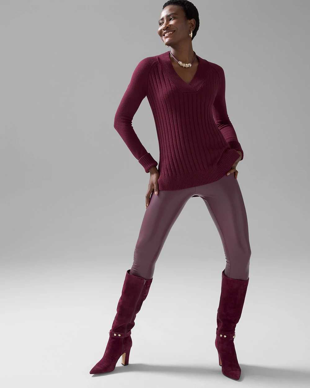 Vegan Leather Runway Legging White House Black Market