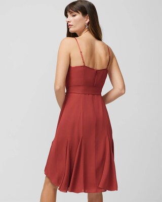 Sleeveless Godet Dress