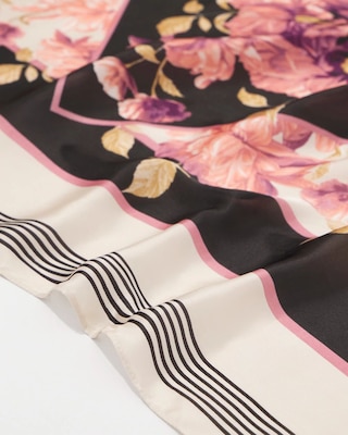 Floral Square Scarf click to view larger image.