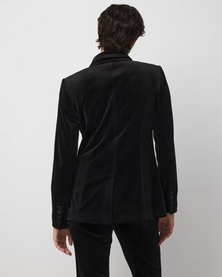 Satin + Velvet Tuxedo Jacket click to view larger image.