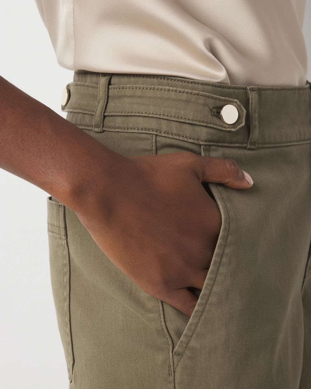 Pret Cargo Wide Leg Cropped Pant