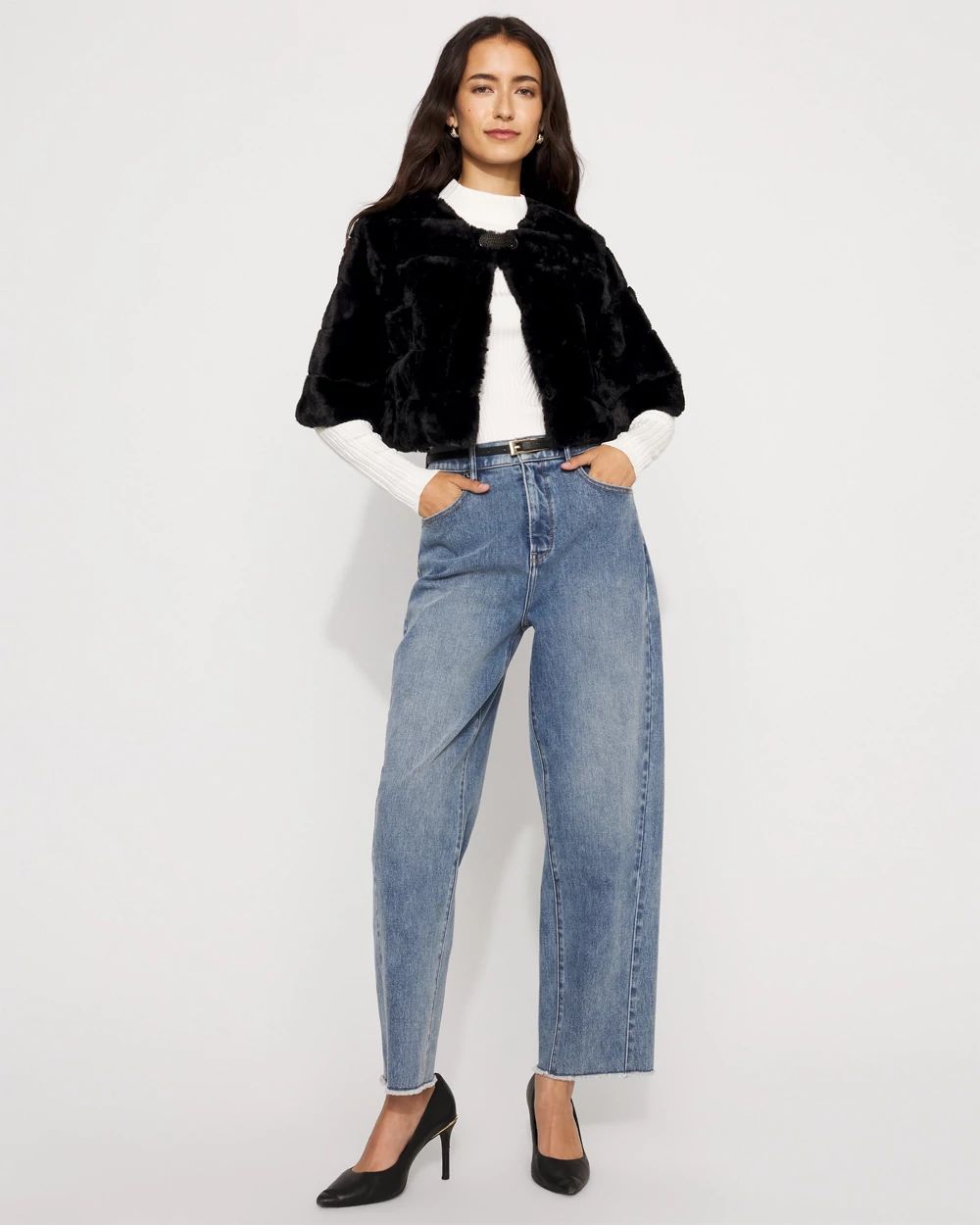 Faux Fur Bolero