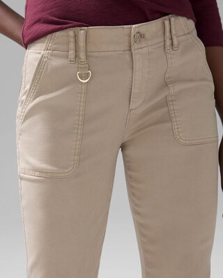 Mid-Rise Everyday Soft Denim™ Utility Slim Ankle Jeans