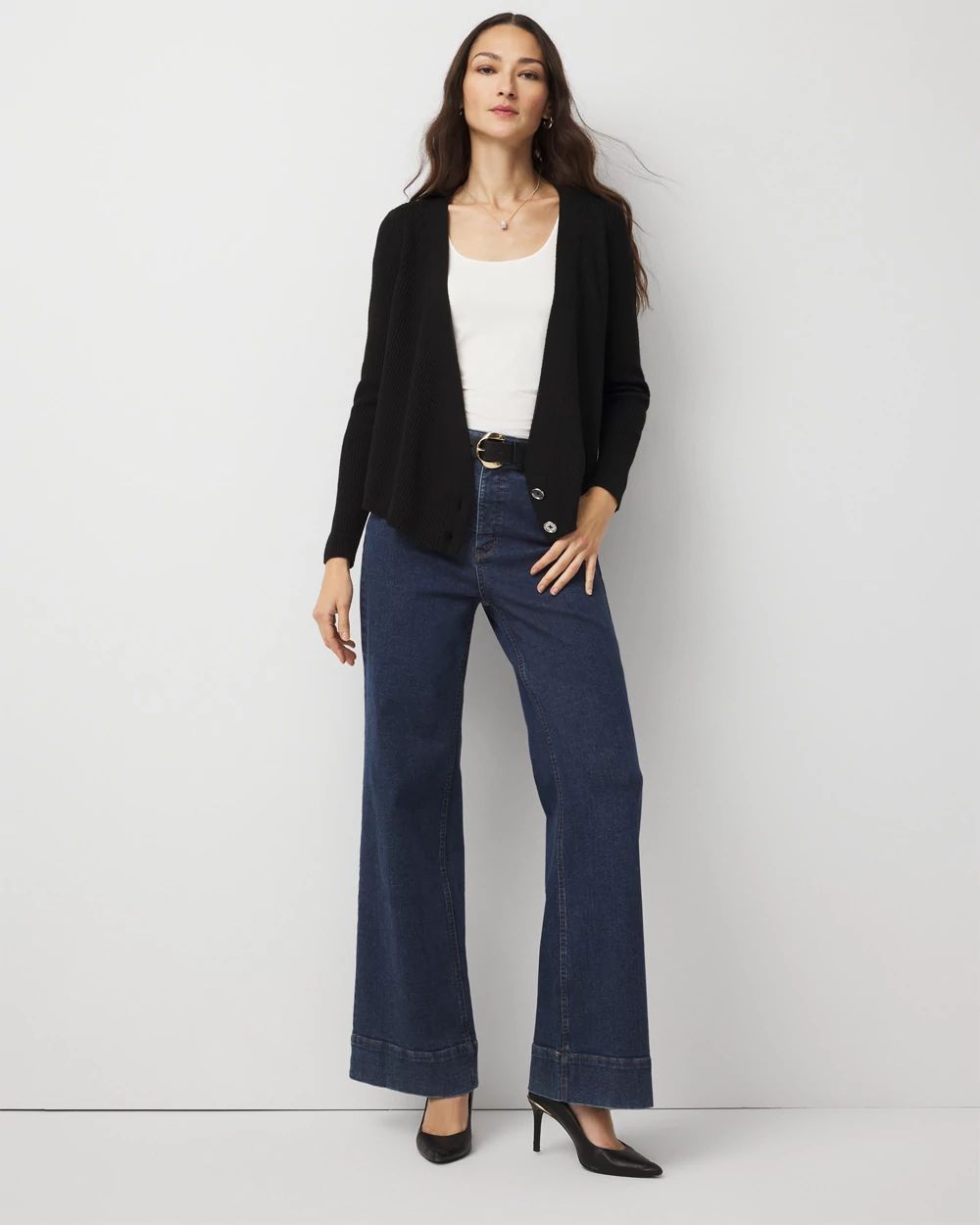 Petite Surplice Cardigan