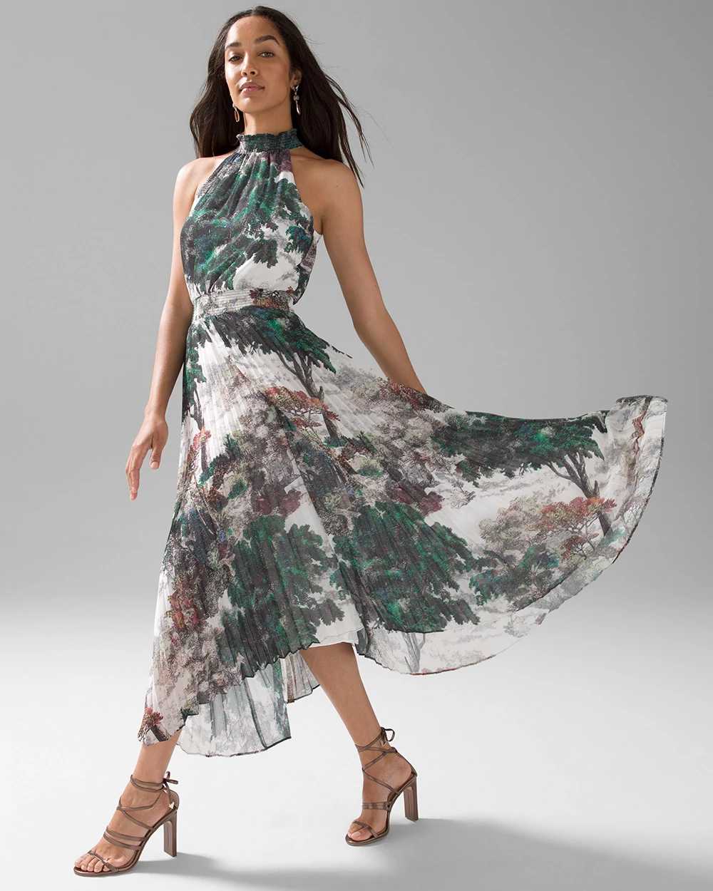 White house black market halter dress deals