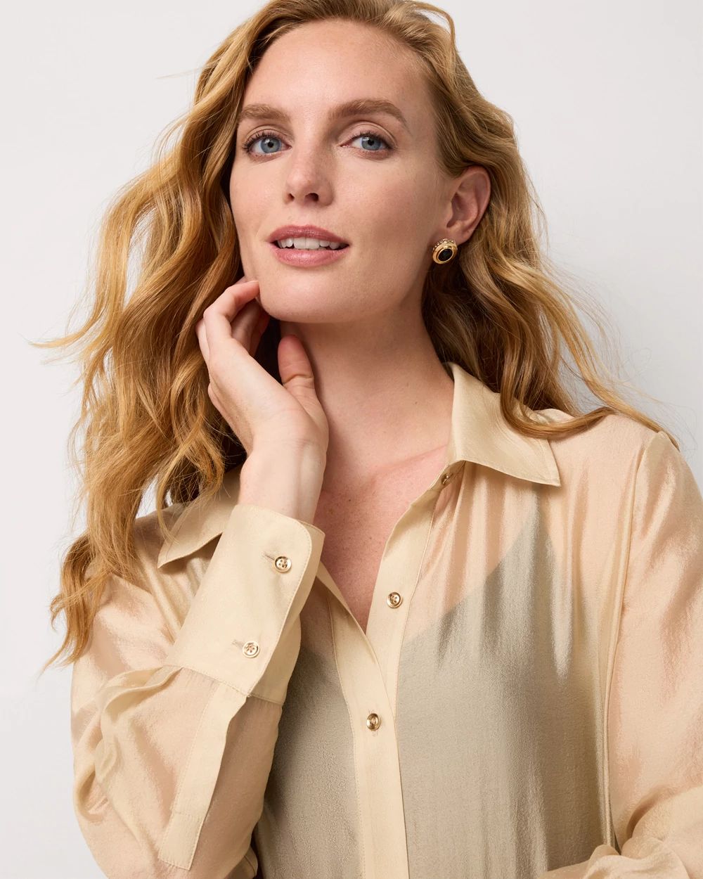 Soft Shirt with Shine